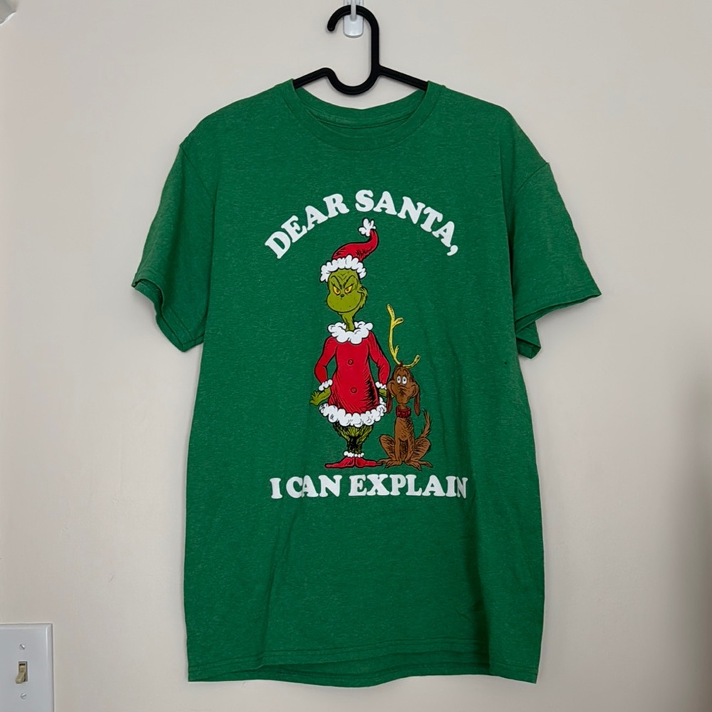 Green Boxy Relaxed T-Shirt Short Sleeve